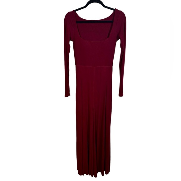 POPFLEX Go With The Flow Long Sleeve Jumpsuit in Vineyard Wine-Still Full Price - Picture 12 of 15